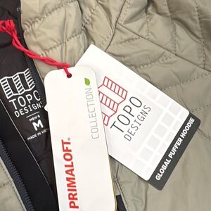 Topo Designs Beige Puffer Jacket